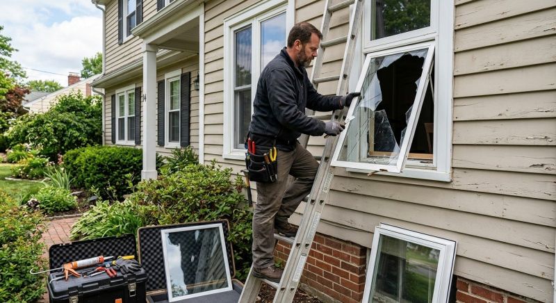 Curved Window Repair in Olathe, KS