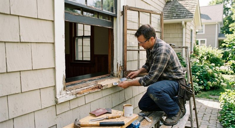 Wood Window Repair in Alpharetta, GA